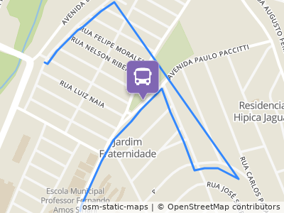 Mapa da parada