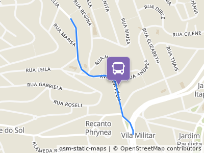 Mapa da parada