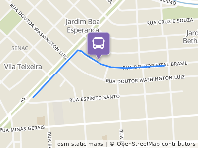 Mapa da parada