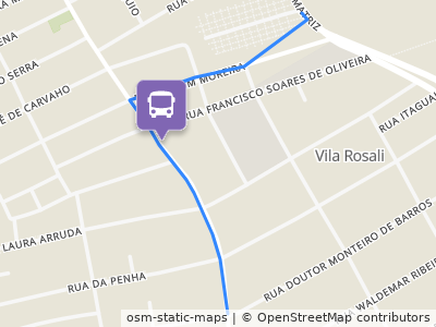 Mapa da parada