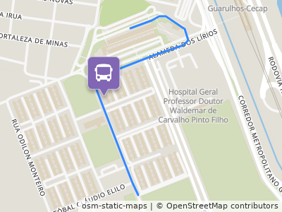 Mapa da parada