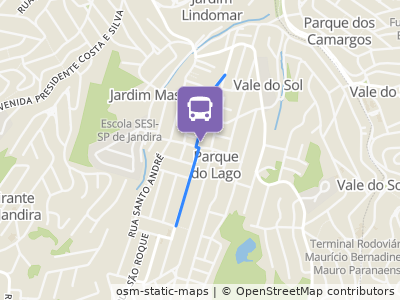 Mapa da parada