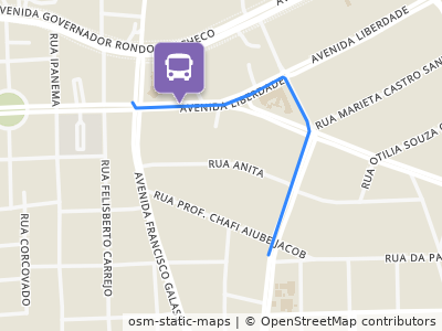 Mapa da parada