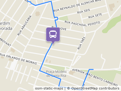 Mapa da parada