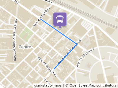Mapa da parada