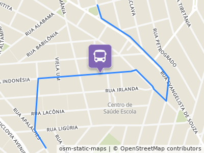 Mapa da parada