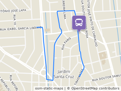 Mapa da parada