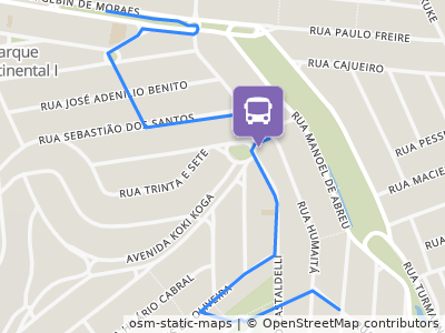 Mapa da parada