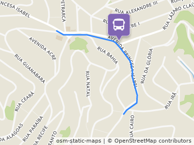 Mapa da parada