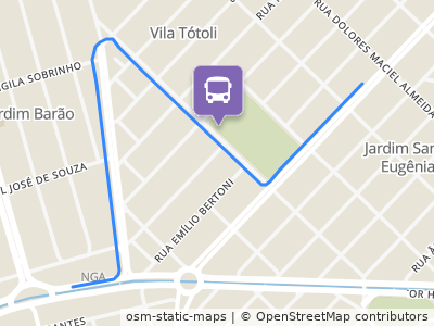 Mapa da parada