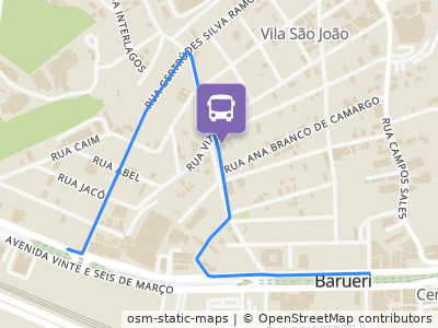 Mapa da parada