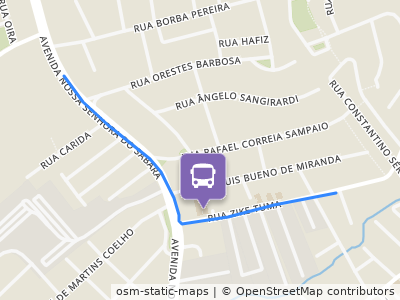 Mapa da parada