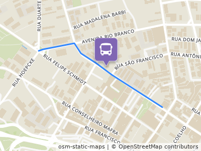 Mapa da parada