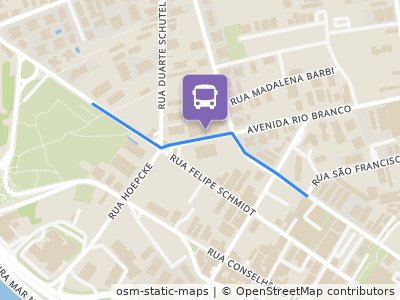 Mapa da parada