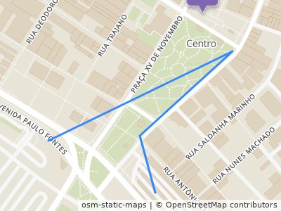 Mapa da parada
