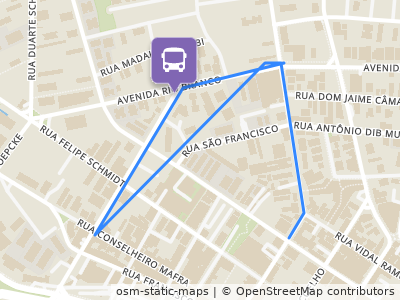 Mapa da parada