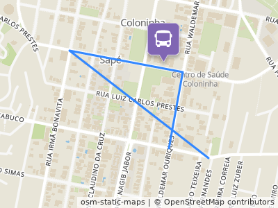 Mapa da parada