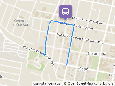 Mapa da parada