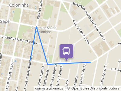 Mapa da parada