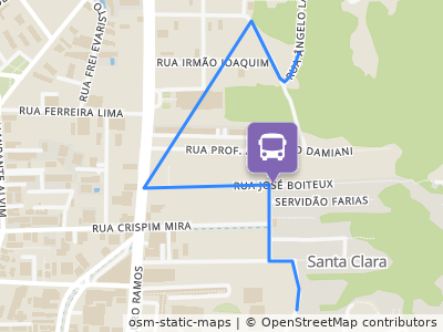 Mapa da parada