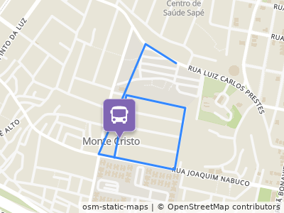 Mapa da parada
