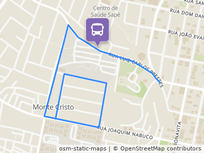 Mapa da parada