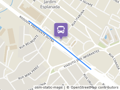 Mapa da parada