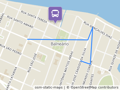 Mapa da parada