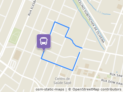 Mapa da parada