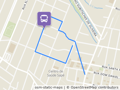Mapa da parada