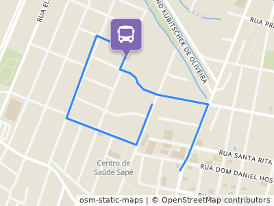 Mapa da parada