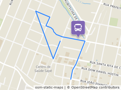 Mapa da parada