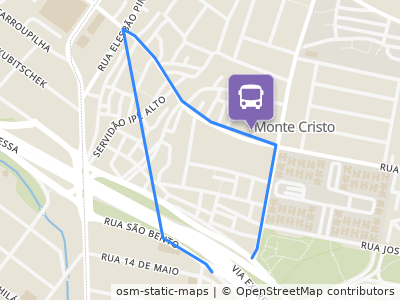 Mapa da parada