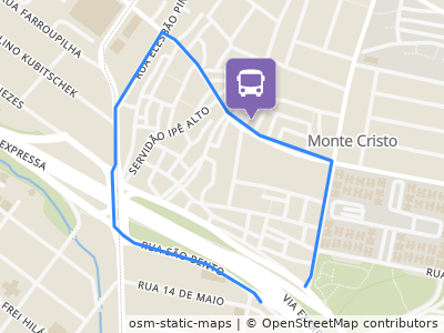 Mapa da parada