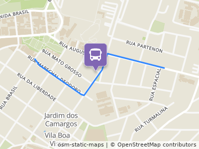 Mapa da parada