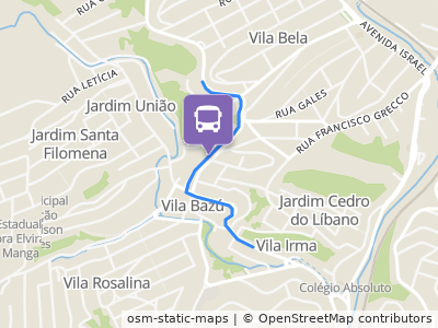 Mapa da parada