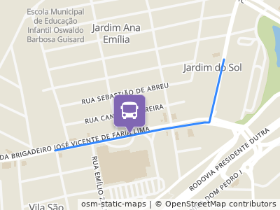 Mapa da parada