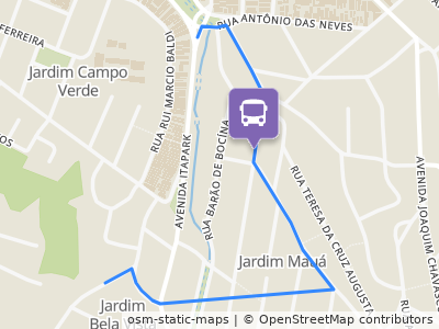 Mapa da parada