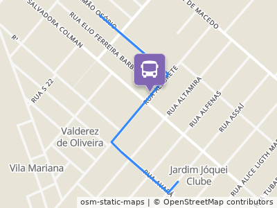 Mapa da parada