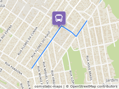 Mapa da parada