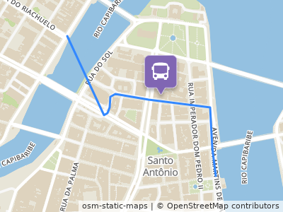 Mapa da parada