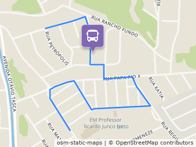 Mapa da parada
