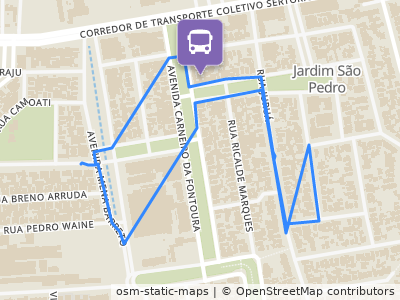 Mapa da parada