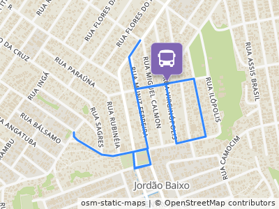 Mapa da parada