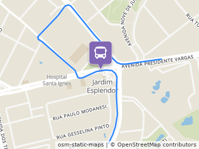 Mapa da parada
