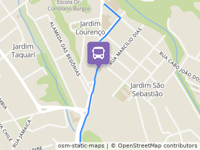 Mapa da parada
