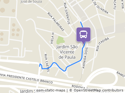Mapa da parada