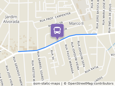 Mapa da parada