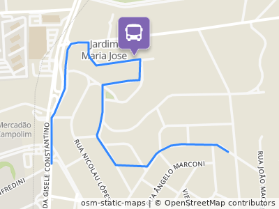 Mapa da parada