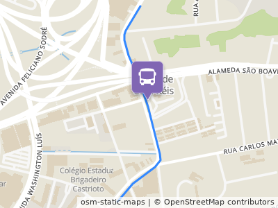 Mapa da parada